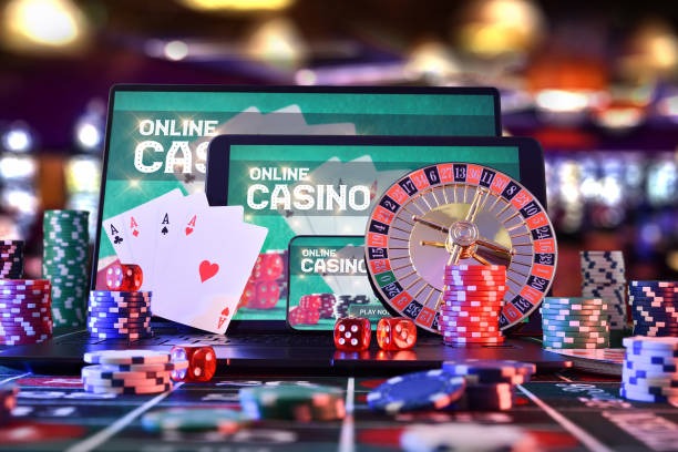 Live dealer studio with multi-camera blackjack table setup